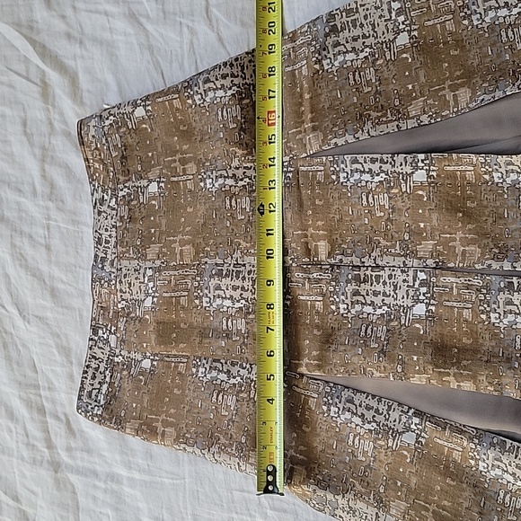 Tory Burch Brown/Tan Pleated Skirt - Picture 8 of 10